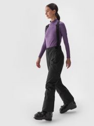 4F Spodnie narciarskie w kolorze czarnym rozmiar: XS. Czarne spodnie dresowe damskie 4F, m, bez wzorów, narciarskie, Primaloft. Za 384.71 zł.