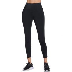 Rajstopy damskie Skechers Tempo 78 High Waisted Legging. Czarne rajstopy Skechers, bez wzorów, z nylonu. Za 390.00 zł.