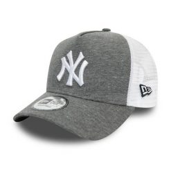 Czapka z daszkiem New Era 9FORTYNew York Yankees Jersey Grey Trucker 12523898. Szare czapki z daszkiem damskie New Era, bez wzorów, z jersey. Za 119.99 zł.