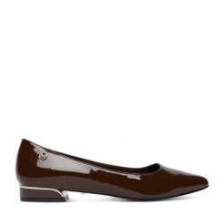 Baleriny MEXX. Brązowe balerinki damskie Mexx, bez wzorów. Za 279.99 zł.