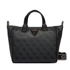 Torebka Guess. Szare kuferki damskie Guess, z aplikacjami, bez dodatków. Za 549.99 zł.