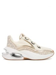 MICHAEL Michael Kors Sneakersy Toni 43T5TRFS2B Beżowy. Brązowe obuwie sportowe damskie MICHAEL Michael Kors, z materiału, bez zapięcia. Za 699.99 zł.
