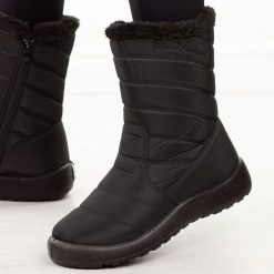 Czarne zimowe wodoodporne śniegowce damskie Jezzi 74839. Czarne śniegowce damskie Jezzi, z jeansu. Za 149.00 zł.