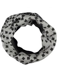 Buff Szal-koło w kolorze czarno-szarym - 29 x 26 cm rozmiar: onesize. Czarne szaliki damskie Buff, bez wzorów, z materiału. Za 100.04 zł.