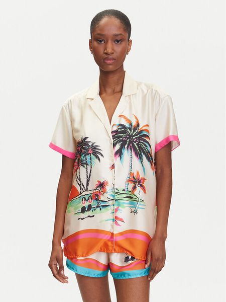 Maaji Koszula Citrus Island Meissa PT2516CLS005 Kolorowy Loose Fit. Koszule damskie Maaji, l, bez wzorów, z syntetyku, bez kołnierzyka, bez ramiączek. Za 239.99 zł.