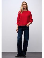 Cecil Sweter w kolorze zielonym rozmiar: 42. Czerwone swetry klasyczne damskie Cecil, ze splotem, bez kołnierzyka. Za 171.28 zł.