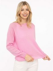 Zwillingsherz Sweter "Blogger" w kolorze jasnoróżowym rozmiar: L. Różowe swetry klasyczne damskie Zwillingsherz, l, z kaszmiru, bez kołnierzyka. Za 519.95 zł.
