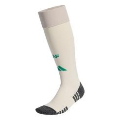 Getry domowe Algieria 26. Białe legginsy sportowe damskie Adidas, l, bez wzorów, z bawełny, do piłki nożnej. Za 79.95 zł.