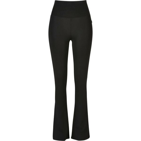 Legginsy damskie Urban Classics Organic Stretch Jersey Bootcut. Czarne legginsy damskie Urban Classics, bez wzorów, z jersey. Za 156.00 zł.