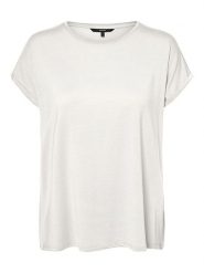 Vero Moda Koszulka "Vmava" w kolorze białym rozmiar: XS. Białe bluzki damskie Vero Moda, xs, bez wzorów, bez kołnierzyka, bez ramiączek. Za 48.28 zł.