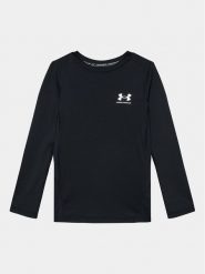 Under Armour Koszulka techniczna Ua Hg Armour Ls 1361731 Czarny Fitted Fit. Czarne t-shirty i koszulki chłopięce Under Armour, bez wzorów, z syntetyku, bez kołnierzyka, bez ramiączek. Za 89.99 zł.