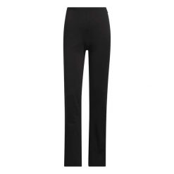 Spodnie damskie adidas Ultimate365 Tour Mini Flare. Czarne spodnie sportowe damskie Adidas, l, bez wzorów, z materiału, z podwyższonym stanem, na golfa. Za 504.50 zł.