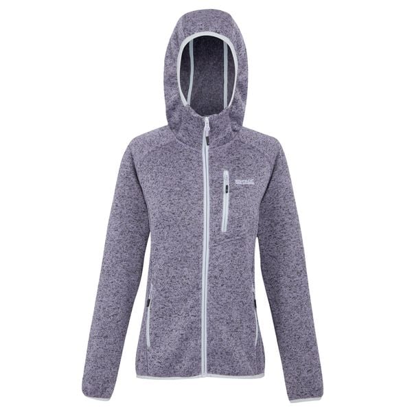 Damska Bluza Z Kapturem Newhill II Marl Full Zip. Czerwone bluzy damskie Regatta, bez wzorów, z kapturem. Za 96.99 zł.