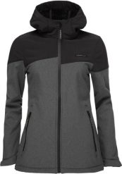 Damska kurtka softshell Loap Ludysa ciemnoszara. Szare kurtki damskie ÀLG, na jesień, s, bez wzorów, z elastanu, bez kaptura. Za 312.99 zł.
