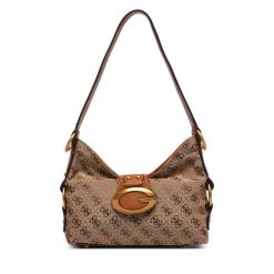 Torebka Guess. Brązowe torebki klasyczne damskie Guess, bez dodatków. Za 584.99 zł.