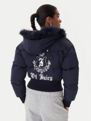Juicy Couture Kurtka zimowa JCOIJ225557 Granatowy Oversize. Niebieskie kurtki damskie Juicy Couture, na zimę, xxs, bez wzorów, z syntetyku, bez kaptura. Za 969.99 zł.