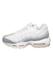 Nike Skórzane sneakersy "Air Max 95 Qs" w kolorze biało-szarym rozmiar: 37,5. Białe obuwie sportowe damskie Nike, z materiału, bez zapięcia. Za 502.95 zł.