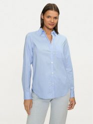 Gap Koszula 841125-11 Niebieski Loose Fit. Niebieskie koszule damskie GAP, xs, bez wzorów, z bawełny, bez kołnierzyka, bez ramiączek. Za 119.99 zł.
