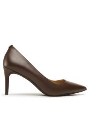 MICHAEL Michael Kors Szpilki Alina Flex Pump 40F2HNMP2L Brązowy. Brązowe szpilki damskie MICHAEL Michael Kors, bez wzorów, ze skóry, bez obcasa, na szpilce, bez zapięcia. Za 519.99 zł.