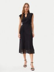 Calvin Klein Sukienka koktajlowa K20K208366 Czarny Regular Fit. Czarne sukienki damskie Calvin Klein, bez wzorów, z syntetyku, wizytowe, bez ramiączek. Za 519.99 zł.