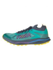 HOKA ONE ONE Buty "Zinal 2" w kolorze żółto-turkusowym do biegania rozmiar: 44. Żółte obuwie sportowe damskie Hoka One One, z materiału, bez zapięcia, do biegania. Za 396.24 zł.