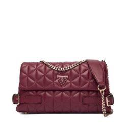 Torebka Guess. Czerwone torebki wieczorowe damskie Guess, z aplikacjami, bez dodatków. Za 589.99 zł.