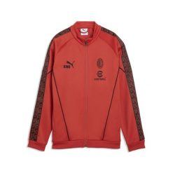 Młodzieżowa kurtka AC Milan KING Anthem PUMA. Czarna kurtki sportowe damskie Puma, m, bez wzorów, bez kaptura. Za 339.00 zł.