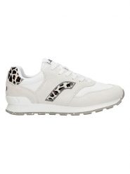 Relaks Skórzane sneakersy w kolorze biało-jasnobrązowym rozmiar: 39. Białe obuwie sportowe damskie Relaks, z materiału, bez zapięcia. Za 299.37 zł.