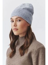 TATUUM Czapka w kolorze błękitnym rozmiar: onesize. Niebieskie czapki damskie TATUUM, bez wzorów, z wełny. Za 34.99 zł.