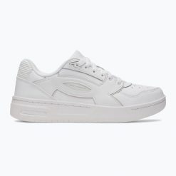 Buty treningowe damskie Under Armour Flex white/white/distant gray. Białe obuwie sportowe damskie Under Armour, bez zapięcia, na fitness i siłownię. Za 399.99 zł.