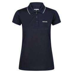 Damska Koszulka Polo Remex II. Niebieskie bluzki damskie Regatta, bez wzorów, bez kołnierzyka, bez ramiączek. Za 54.99 zł.