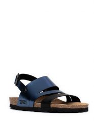 Sunbay Sandały "Rita" w kolorze niebieskim rozmiar: 40. Niebieskie sandały damskie Sunbay, bez wzorów, z otwartym noskiem, bez obcasa, bez zapięcia. Za 174.95 zł.