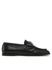 PINKO Mokasyny Naty 02 SD0349 P003 Czarny. Czarne mokasyny damskie Pinko, ze skóry, bez obcasa. Za 709.99 zł.