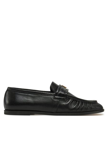 PINKO Mokasyny Naty 02 SD0349 P003 Czarny. Czarne mokasyny damskie Pinko, ze skóry, bez obcasa. Za 709.99 zł.