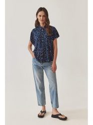 TATUUM Bluzka w kolorze granatowym rozmiar: 38. Niebieskie bluzki damskie TATUUM, bez wzorów, z wiskozy, bez kołnierzyka, bez ramiączek. Za 78.28 zł.