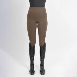 Damskie legginsy jeździeckie z pełną przyczepnością Easy Rider Livia. Czerwone legginsy damskie EASY RIDER, bez wzorów, z materiału. Za 314.65 zł.
