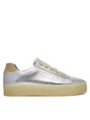 Gant Sneakersy 30531970 Srebrny. Szare obuwie sportowe damskie Gant, ze skóry, bez zapięcia. Za 409.99 zł.