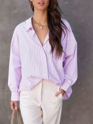 LA Angels Koszula w kolorze różowo-białym rozmiar: S. Różowe koszule damskie LA Angels, s, bez wzorów, bez kołnierzyka, bez ramiączek. Za 130.99 zł.