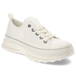 Białe Trampki Big Star Sportowe Obuwie Damskie. Białe obuwie sportowe casual damskie Big Star, bez zapięcia. Za 149.00 zł.