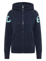 ELBSAND Bluza "Kalea" w kolorze czarnym rozmiar: M. Czarne bluzy damskie ELBSAND, m, bez wzorów, z bawełny, bez kaptura. Za 209.33 zł.