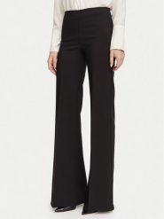 Rinascimento Spodnie materiałowe CFC0130141003 Czarny Wide Leg. Czarne spodnie materiałowe damskie Rinascimento, bez wzorów, z materiału. Za 449.99 zł.