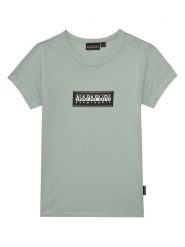 Napapijri T-Shirt Chamois NP0A4ILE D Zielony Regular Fit. Zielone t-shirty i koszulki chłopięce Napapijri, bez wzorów, z bawełny, bez kołnierzyka, bez ramiączek. Za 79.99 zł.