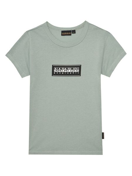 Napapijri T-Shirt Chamois NP0A4ILE D Zielony Regular Fit. Zielone t-shirty i koszulki chłopięce Napapijri, bez wzorów, z bawełny, bez kołnierzyka, bez ramiączek. Za 69.99 zł.
