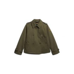 Płaszcz damski Superdry Trench. Zielone płaszcze damskie Superdry, l, bez wzorów, bez kaptura. Za 583.50 zł.