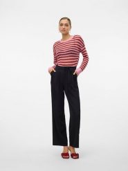 Vero Moda Sweter w kolorze jasnoróżowo-fioletowym rozmiar: XL. Różowe swetry klasyczne damskie Vero Moda, xl, bez kołnierzyka. Za 48.28 zł.