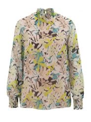 Aniston Bluzka w kolorze jasnoróżowo-brązowym rozmiar: 38. Różowe bluzki damskie Aniston, bez wzorów, bez kołnierzyka, bez ramiączek. Za 86.99 zł.