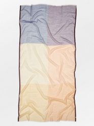 Becksöndergaard Wełniany szal w kolorze żółto-niebieskim - 200 x 100 cm rozmiar: onesize. Niebieskie szaliki damskie Becksöndergaard, bez wzorów, z materiału. Za 217.99 zł.