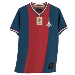 Bawełniana koszulka Football Town La Tour. Czerwone bluzki damskie FOOTBALL TOWN, xl, bez wzorów, z bawełny, bez kołnierzyka, bez ramiączek. Za 169.00 zł.