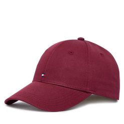 Czapka z daszkiem Tommy Hilfiger. Czerwone czapki z daszkiem damskie Tommy Hilfiger, bez wzorów. Za 169.99 zł.