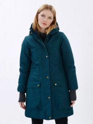 Finside Parka zimowa "Oikku" w kolorze morskim rozmiar: 38. Niebieskie parki damskie finside, na zimę, s, bez kaptura. Za 812.63 zł.